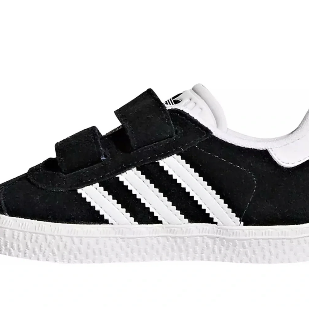 Adidas Gazelle CF I Baby Size 4K Black/White Sneakers  Velcro  •New With Tags•